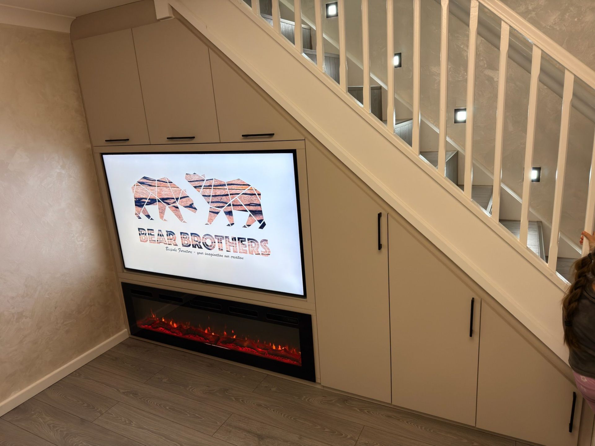 Under Stairs Storage by Bear Brothers Furniture — bespoke under stairs storage London and Essex